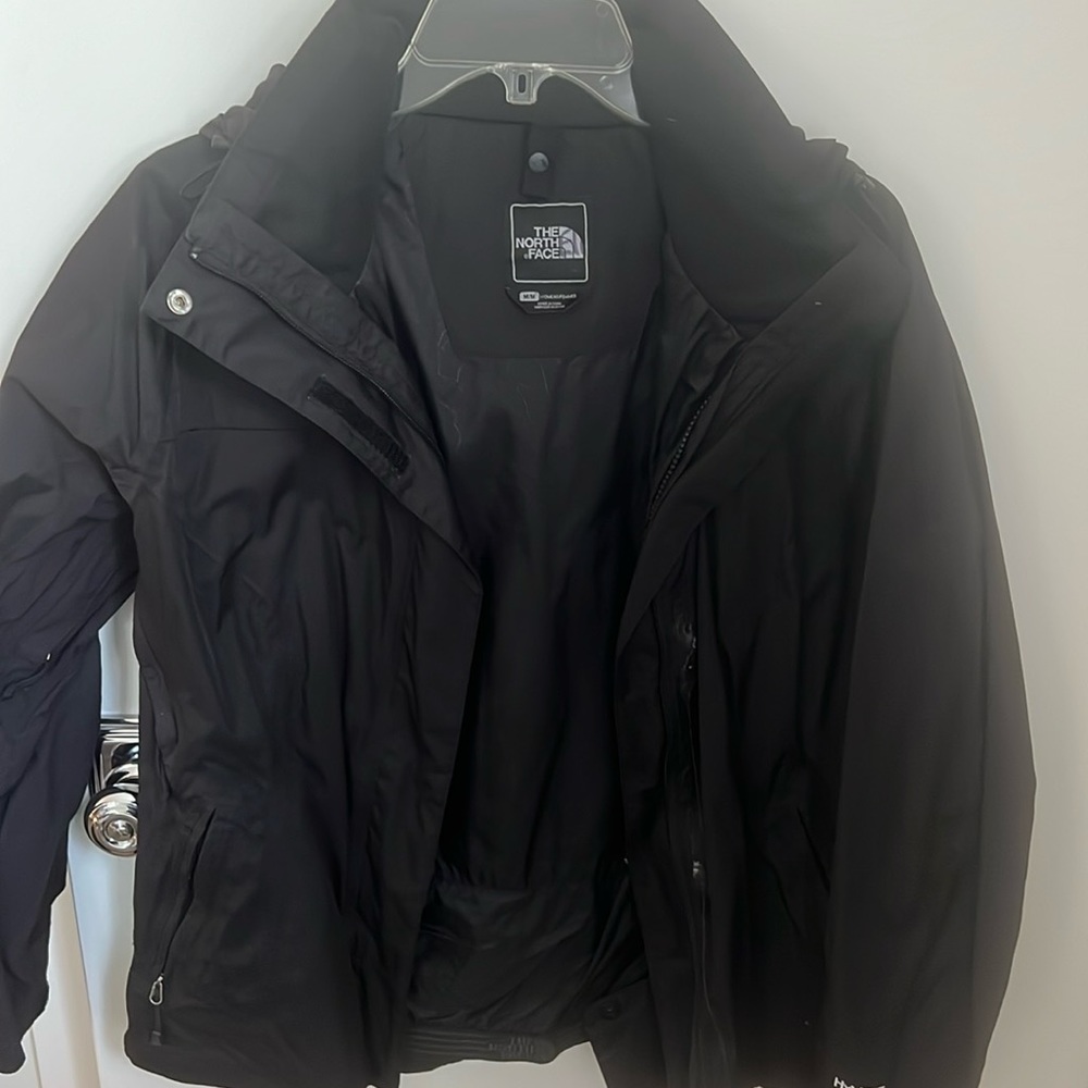 North face rain coat